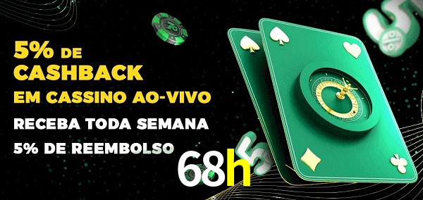 Promoções do cassino ao Vivo 68h